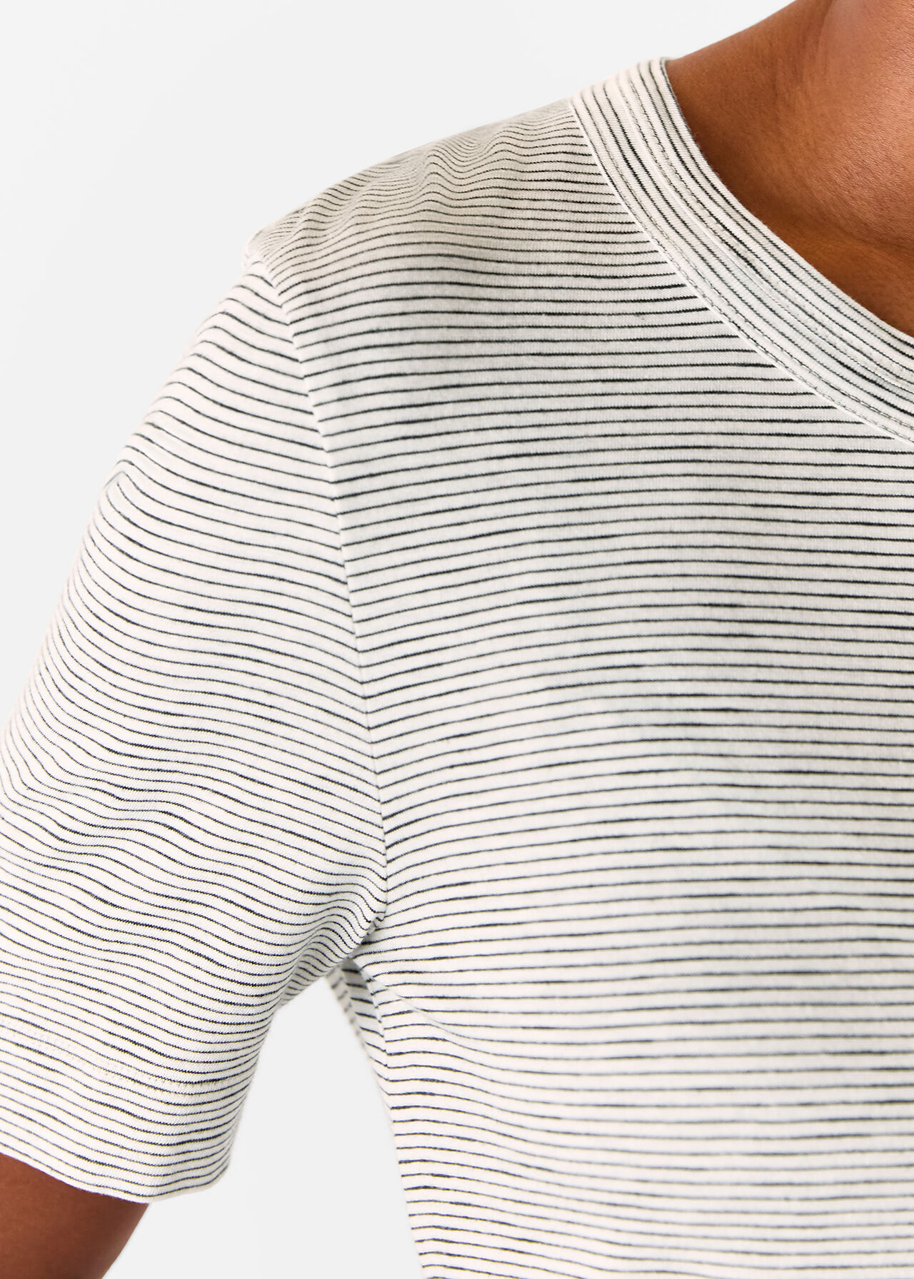 Rosa Double Trim Stripe TShirt