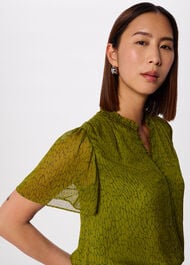 Dragonfly Short Sleeve Blouse