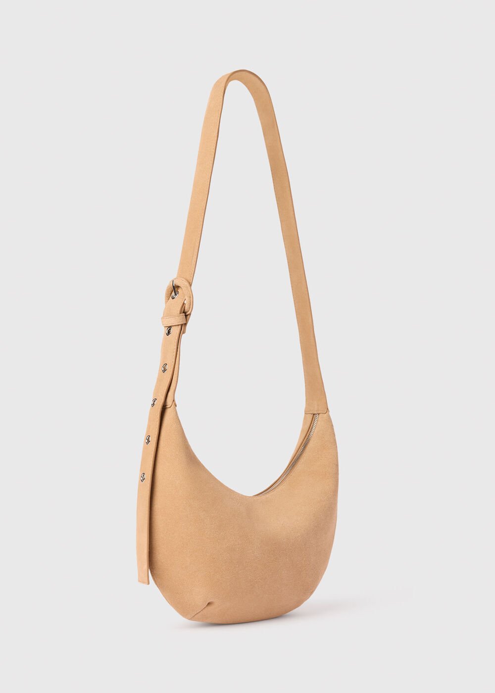 Small Sia Suede Crossbody Bag