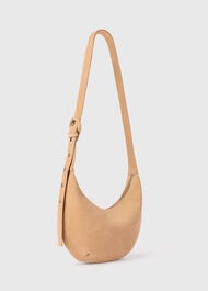 Small Sia Suede Crossbody Bag