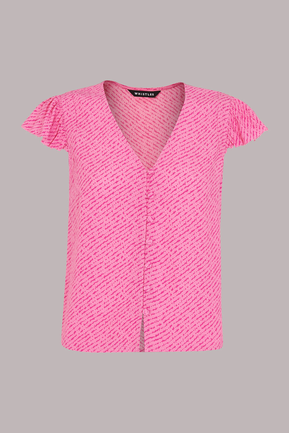Diagonal Fleck Top