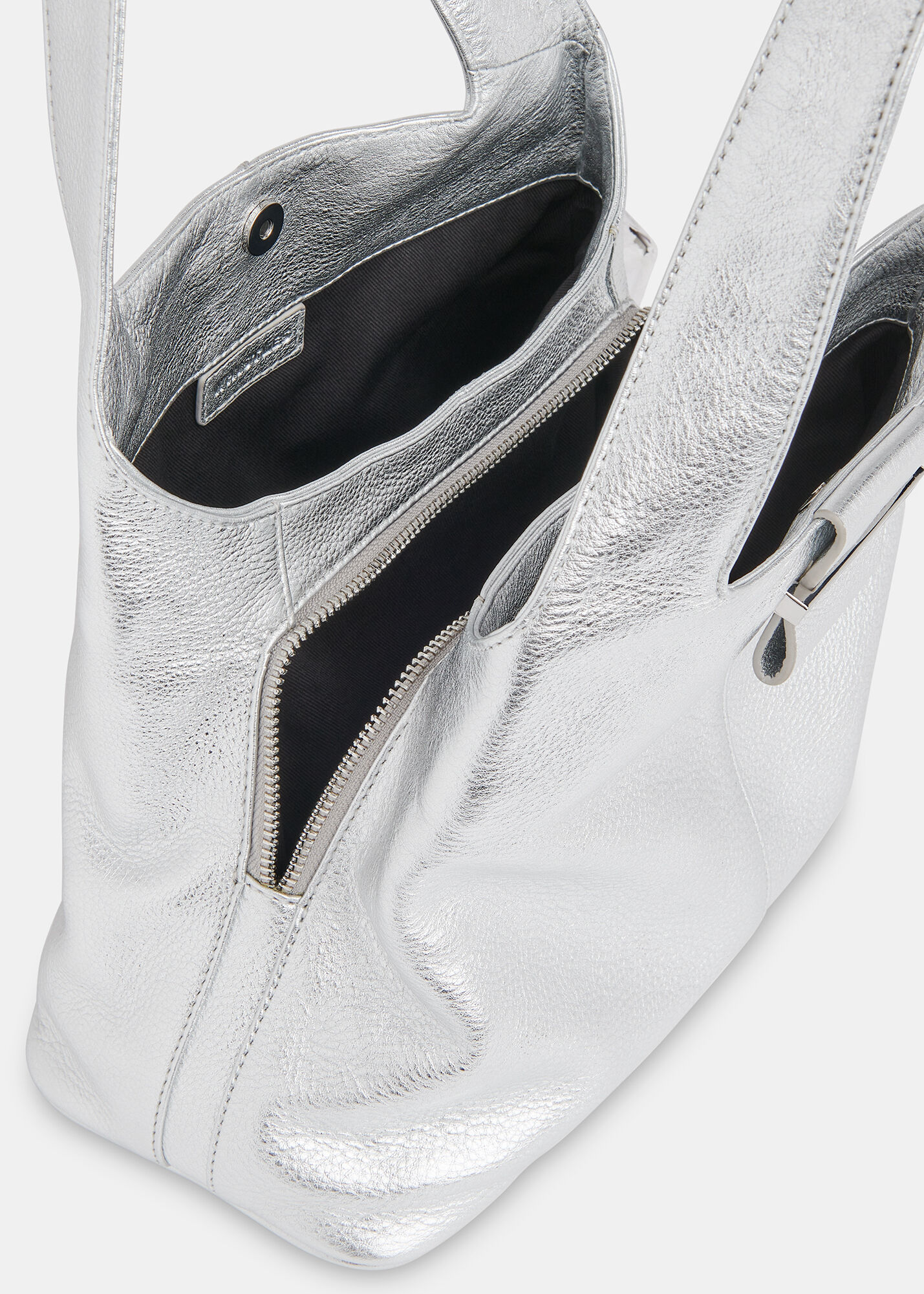 Silver Mini Dia Tote Bag WHISTLES