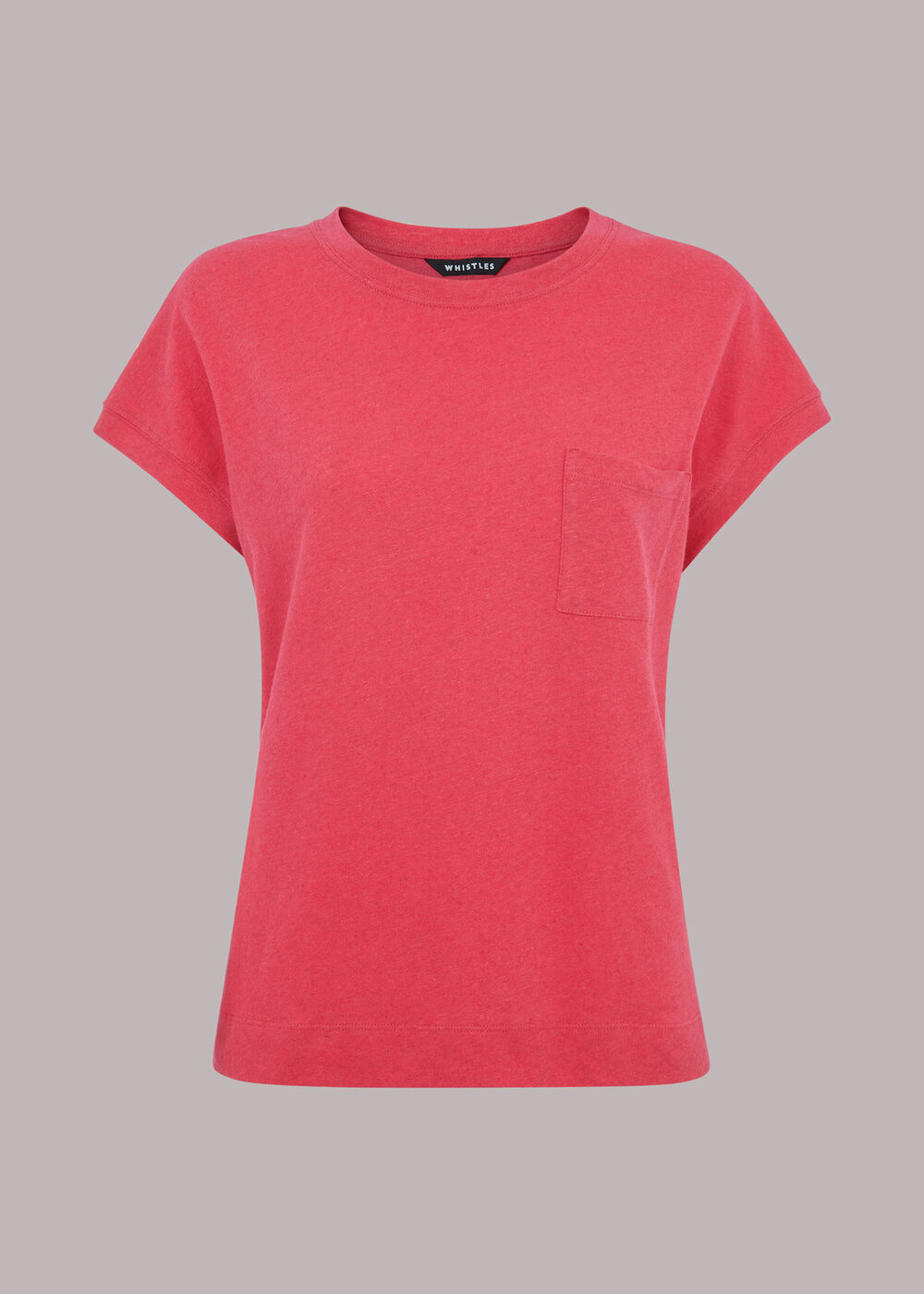 Ember Linen Mix Pocket Tee
