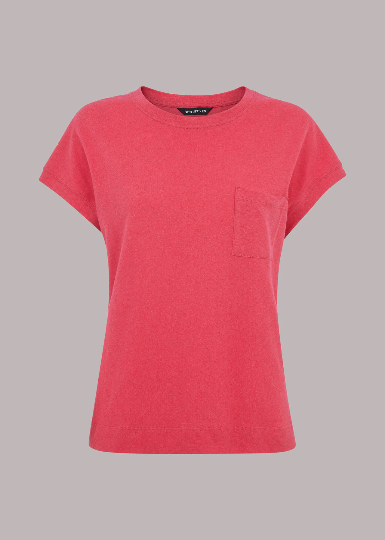 Ember Linen Mix Pocket Tee