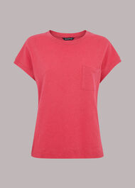 Ember Linen Mix Pocket Tee