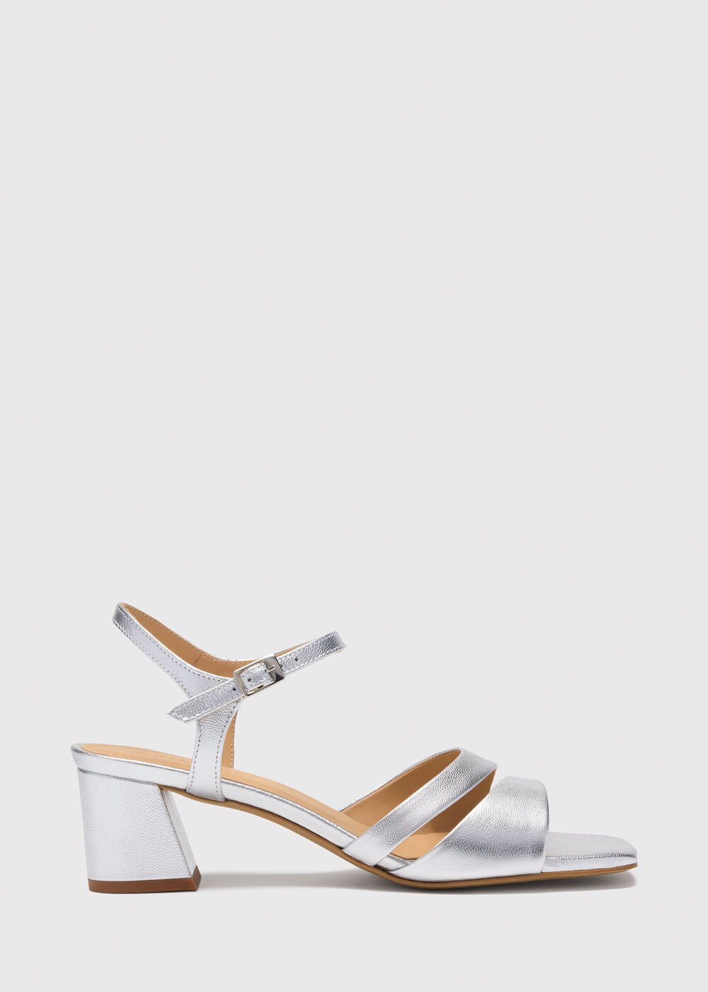 Cutout Block Heel Sandal