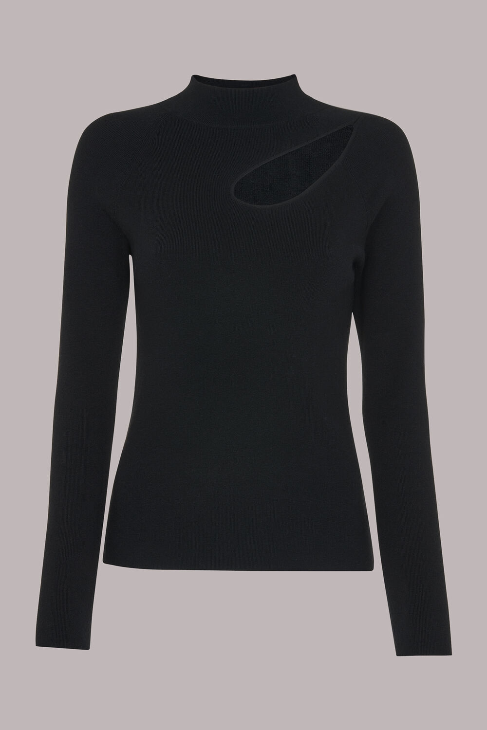 Asymmetric Cut Out Knit