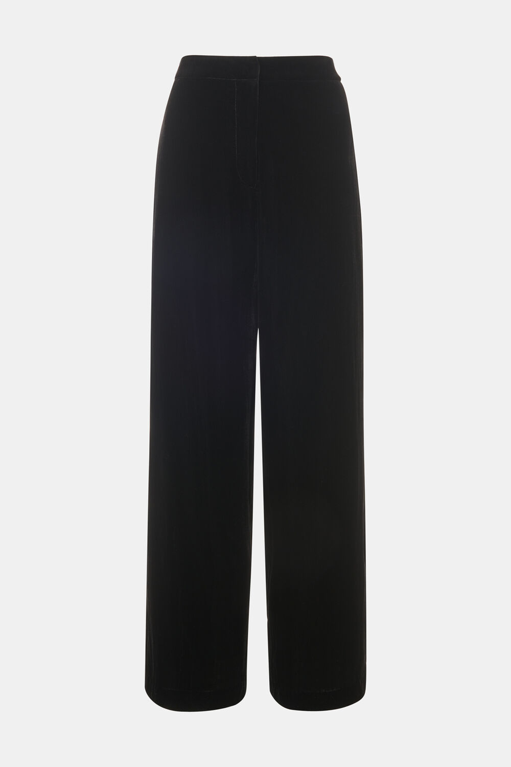 Petite Full Length Velvet Trouser