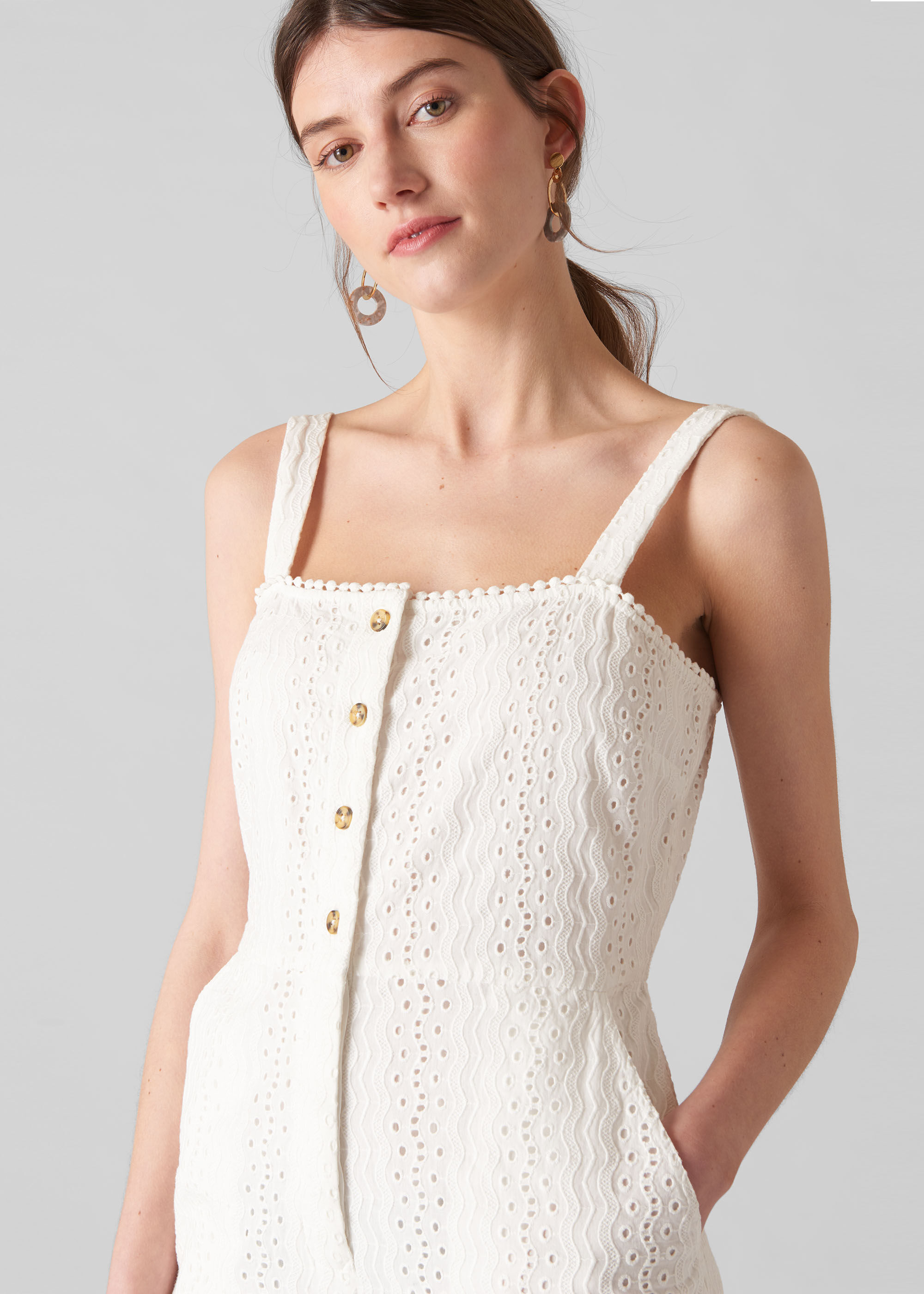 Whistles white jumpsuit new arrivals