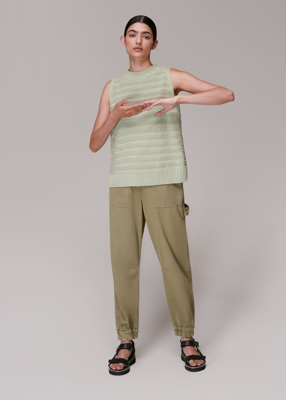 Mila Cargo Cuffed Trouser