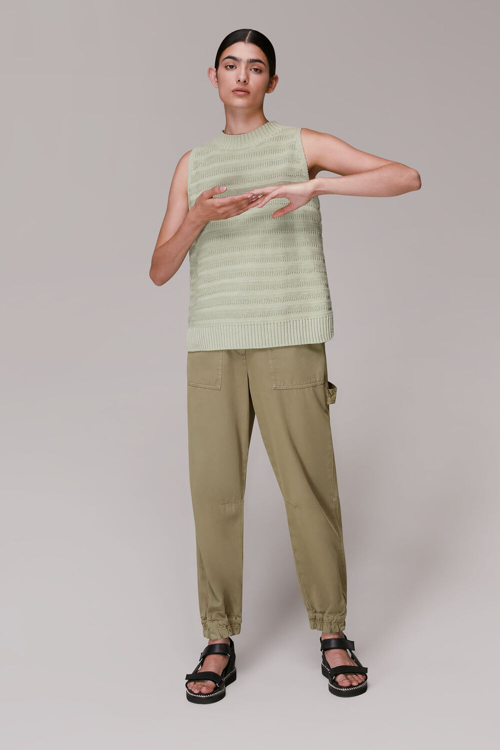 Mila Cargo Cuffed Trouser