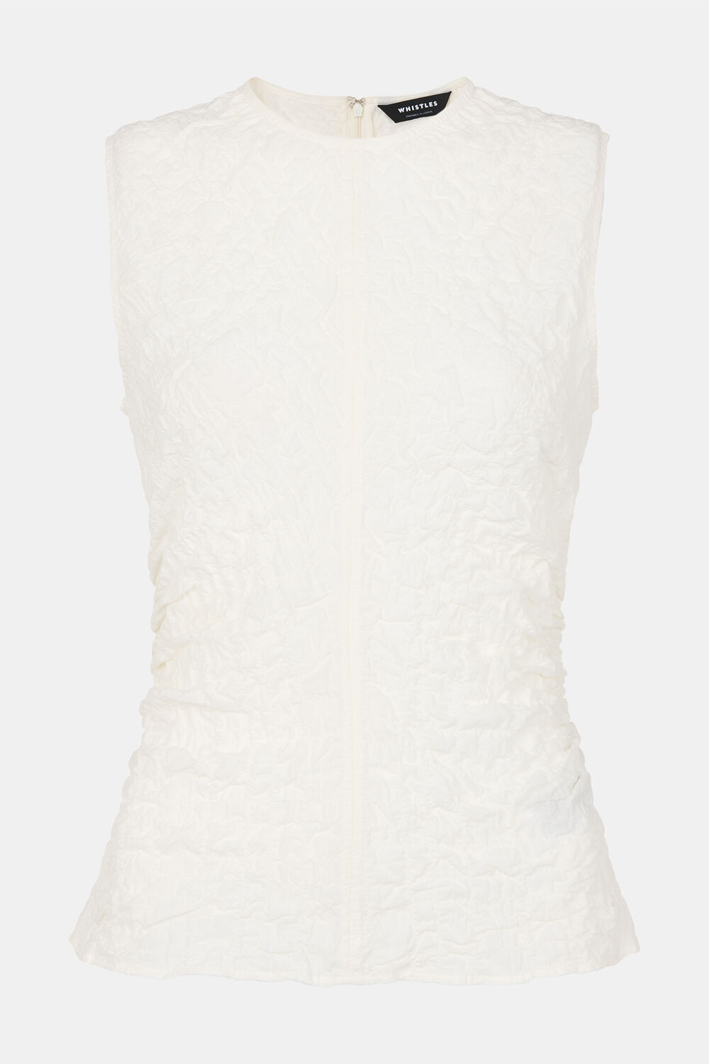 Ivory Cotton Textured Tank