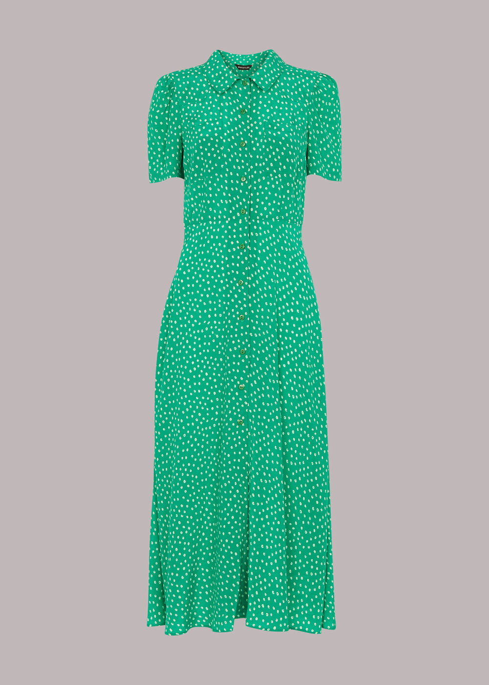 Spot Print Robyn Shirt Dress