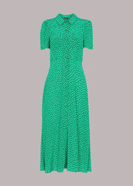 Spot Print Robyn Shirt Dress