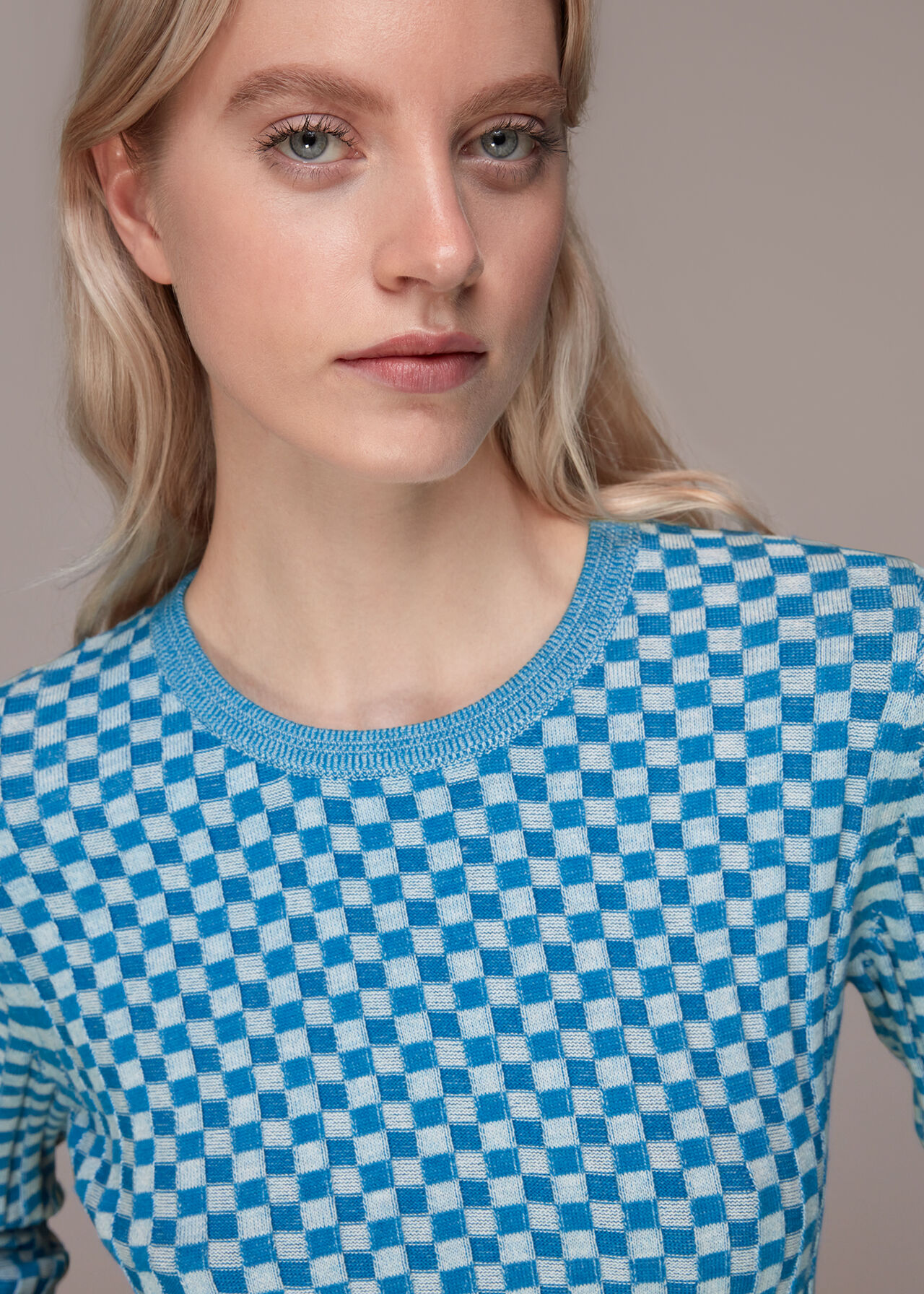 Check Rib Knit