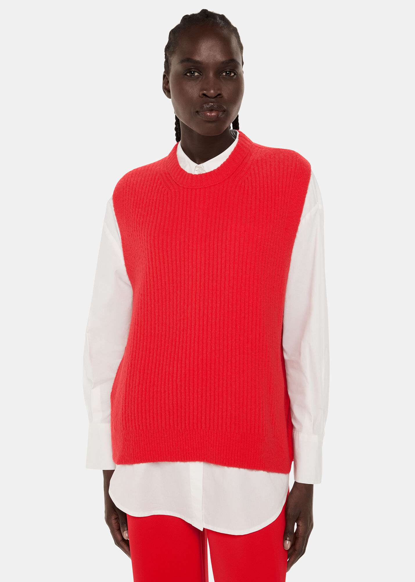Red sweater tank online