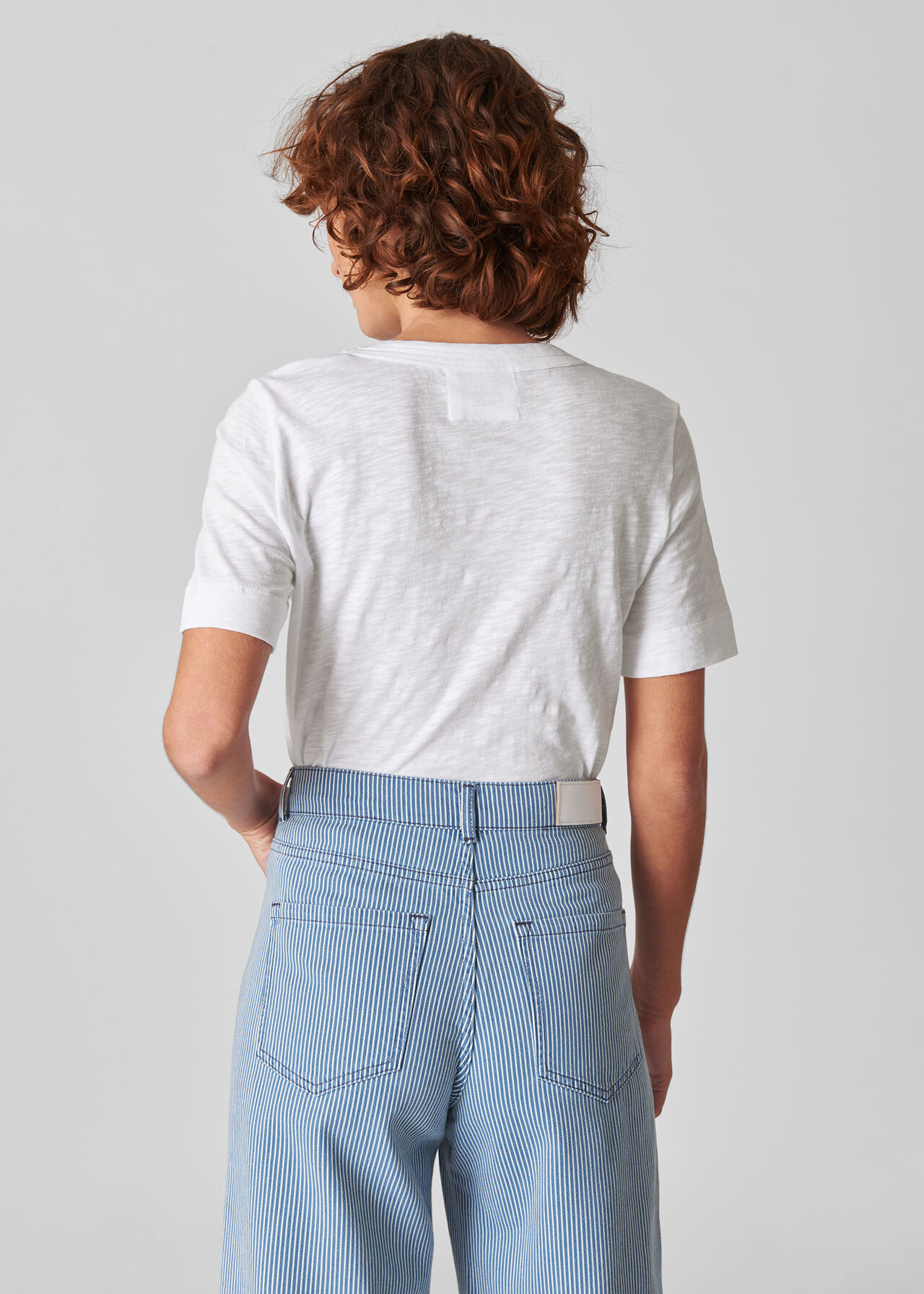 Rosa Double Trim T Shirt White