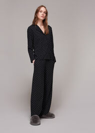 Spot Print Pyjama Set