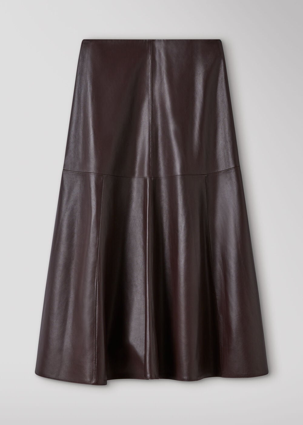 Full Hem Leather Circle Skirt