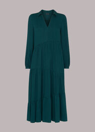 Vertical Dash Trapeze Dress