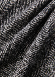 Romy Herringbone Boucle Coat
