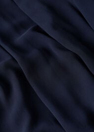 Draped Bubble Hem Skirt