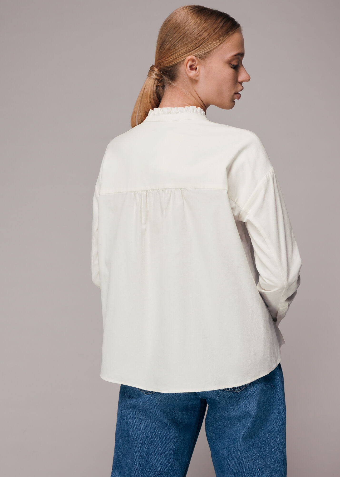 Ivory Rosie Baby Cord Blouse