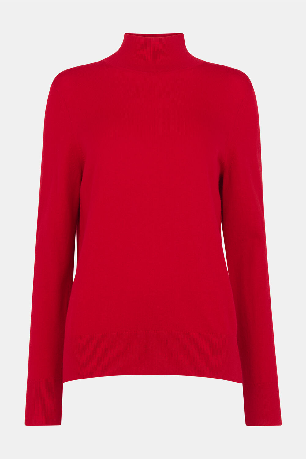 Fine Wool Mix Funnel Neck Knit