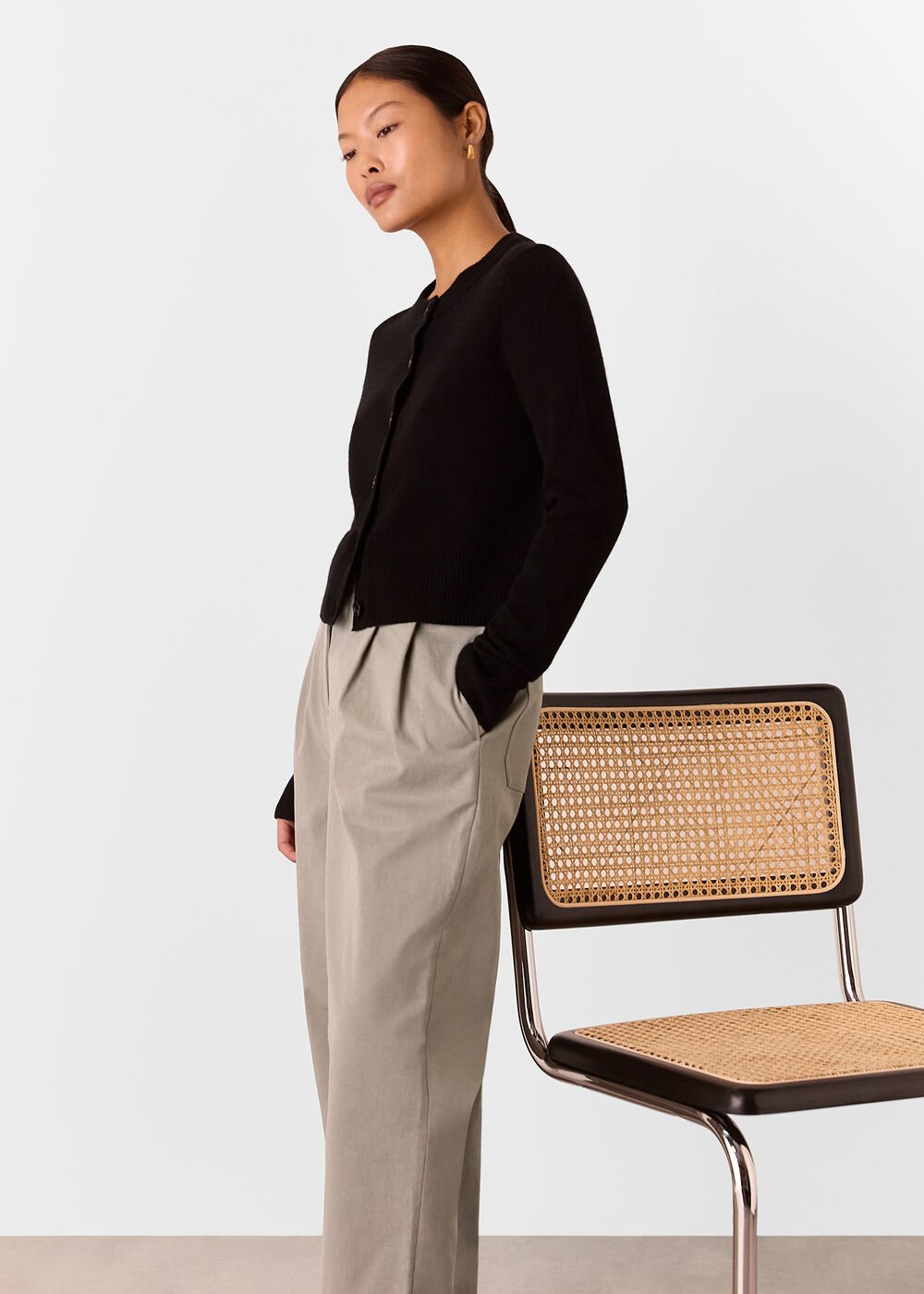 Petite Bethany Barrel Leg Trouser