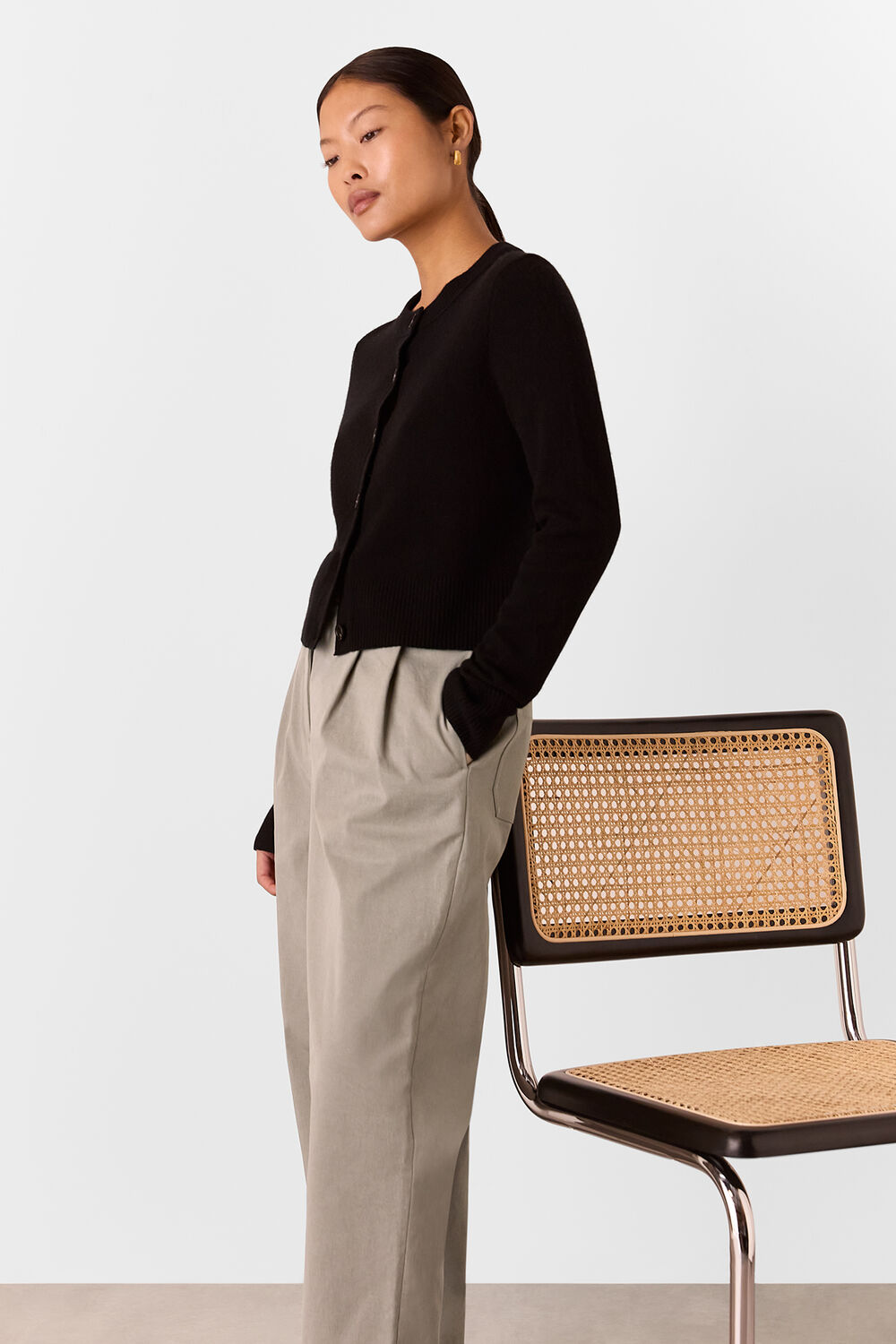 Petite Bethany Barrel Leg Trouser