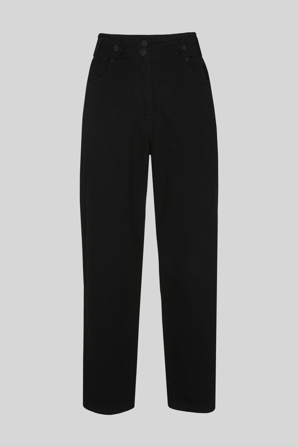 Paperbag Denim Jean Black
