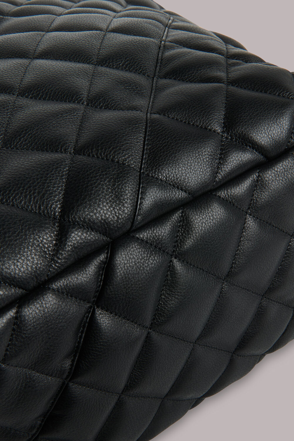 Lyle Leather Quilted Tote Bag