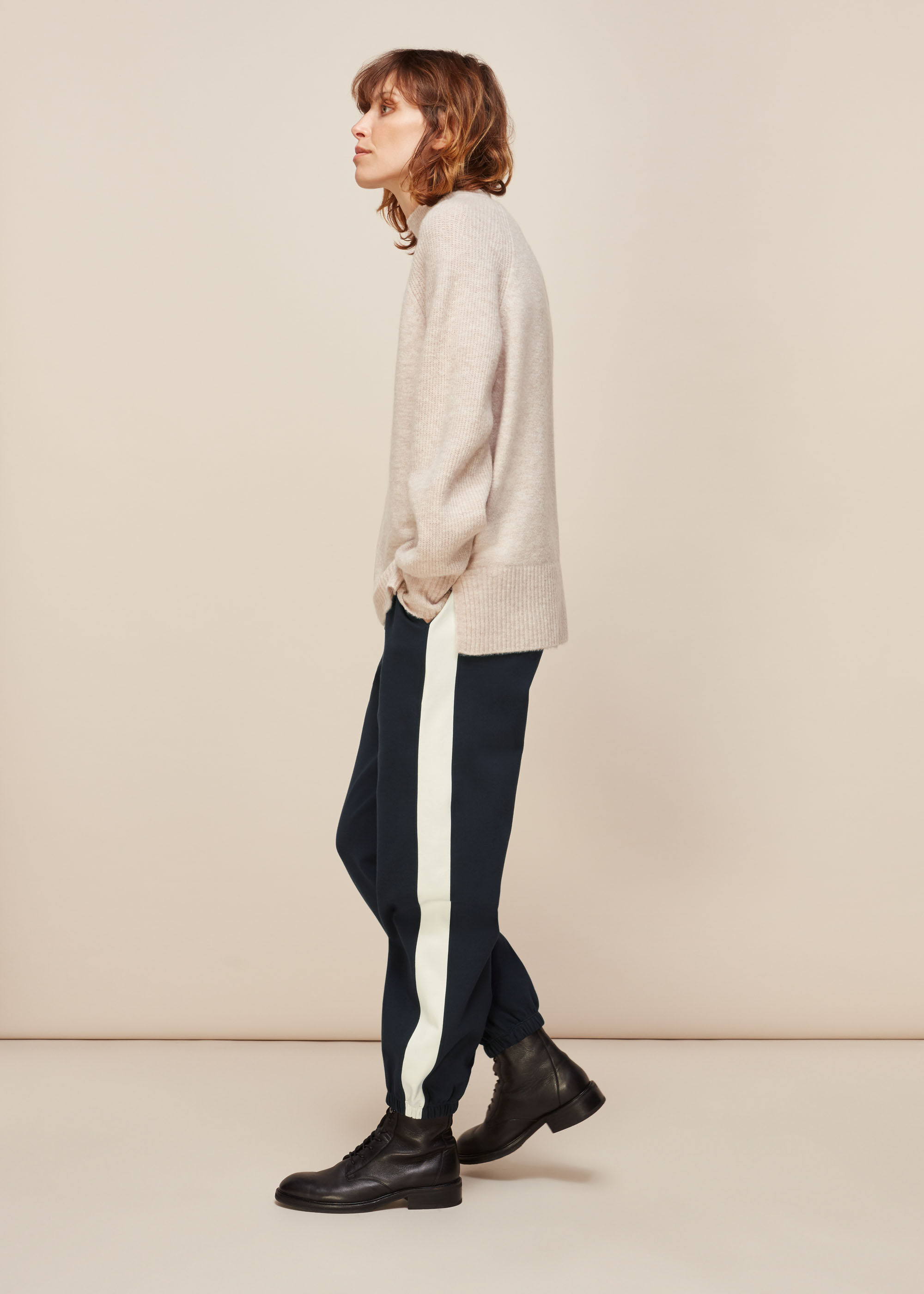 Side stripe jogger sale