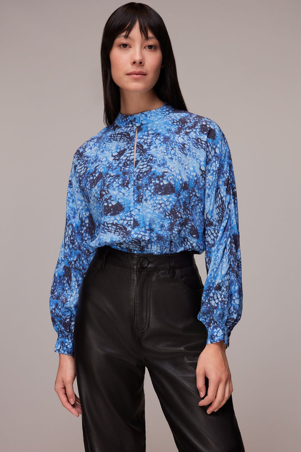 Snow Flurry Silk Top