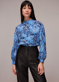 Snow Flurry Silk Top