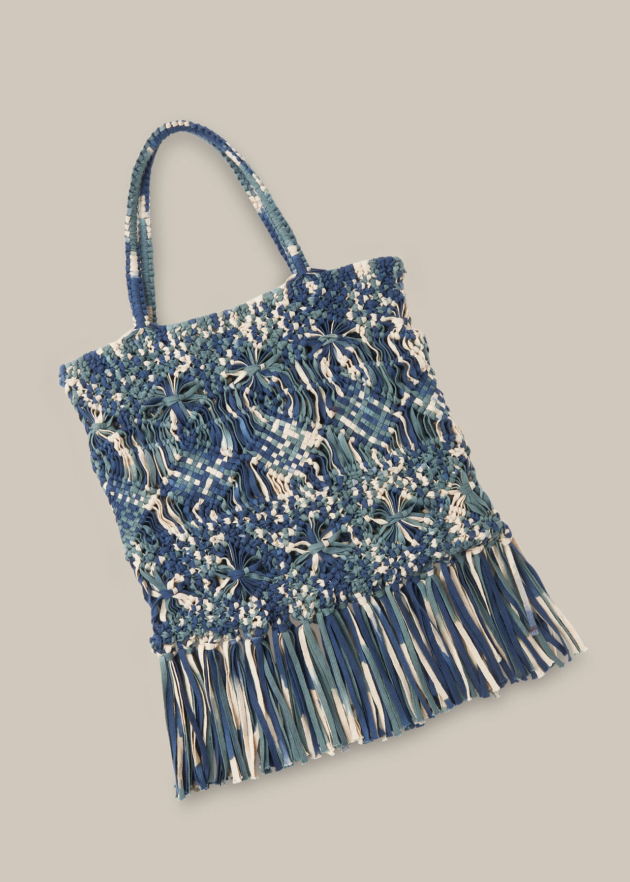 Clea Tie Dye Crochet Tote