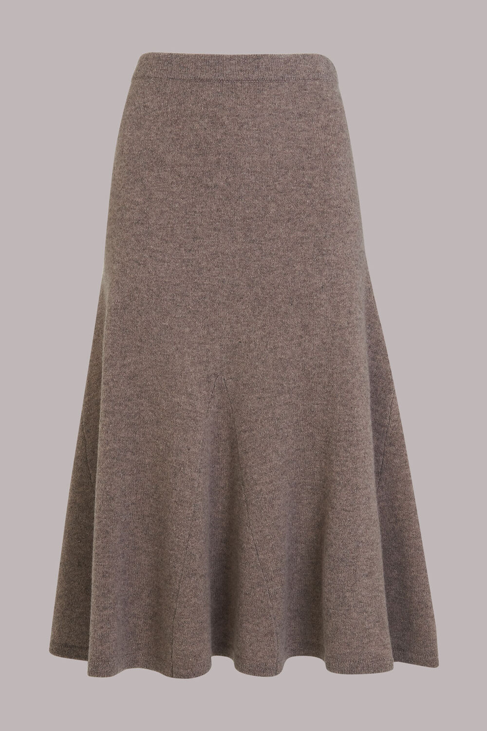 Flare Detail Knitted Skirt