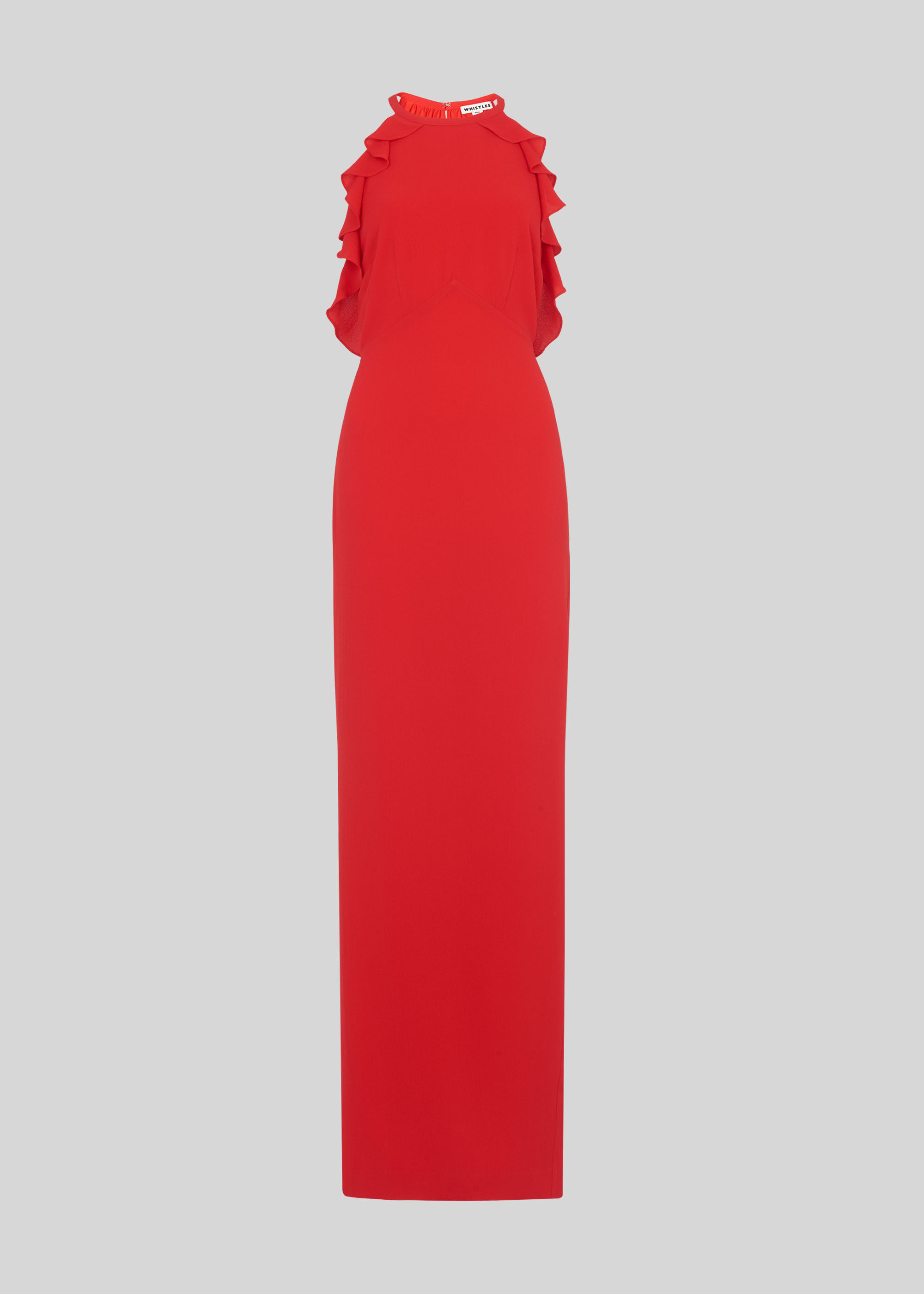 Whistles red maxi dress 2025