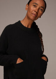 Pocket Detail Wool Jumper