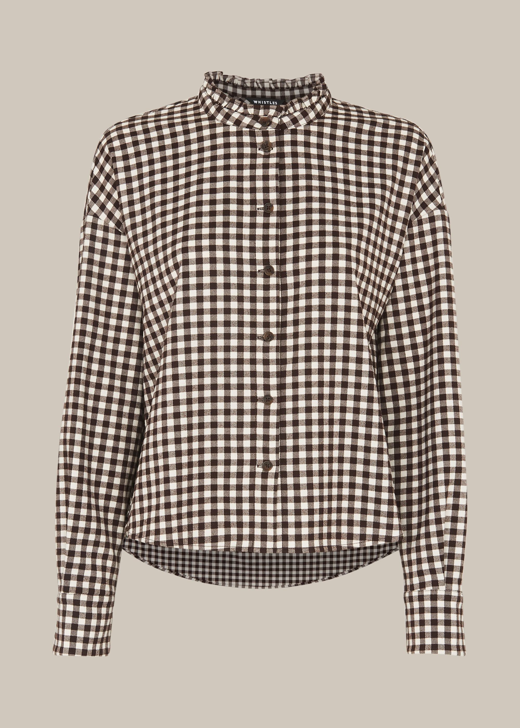 Seersucker Volume Blouse | Gingham | UNIQLO US