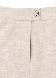 Linen Mix Mini Skirt