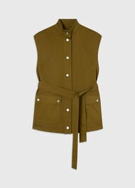Sleeveless Safari Jacket