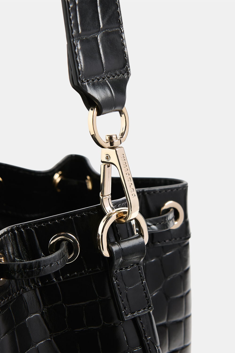 Giulia Croc Bucket Bag