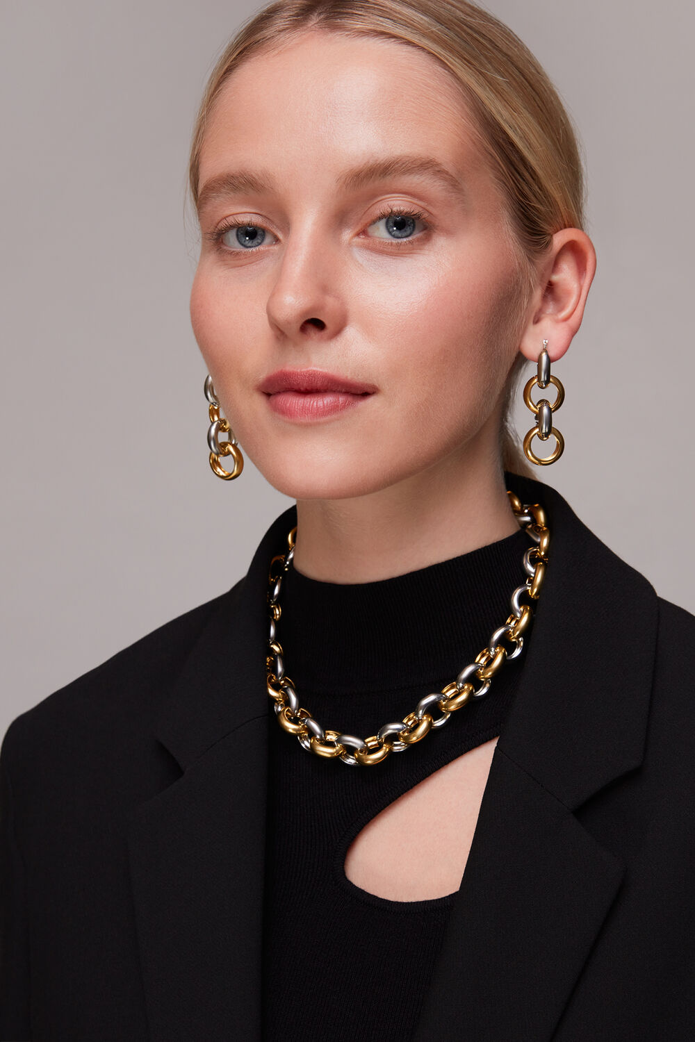 Mixed Metal Chunky Chain