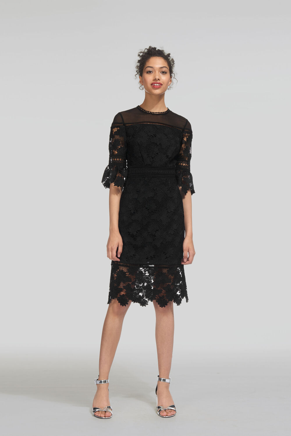 Amanda Lace Dress Black