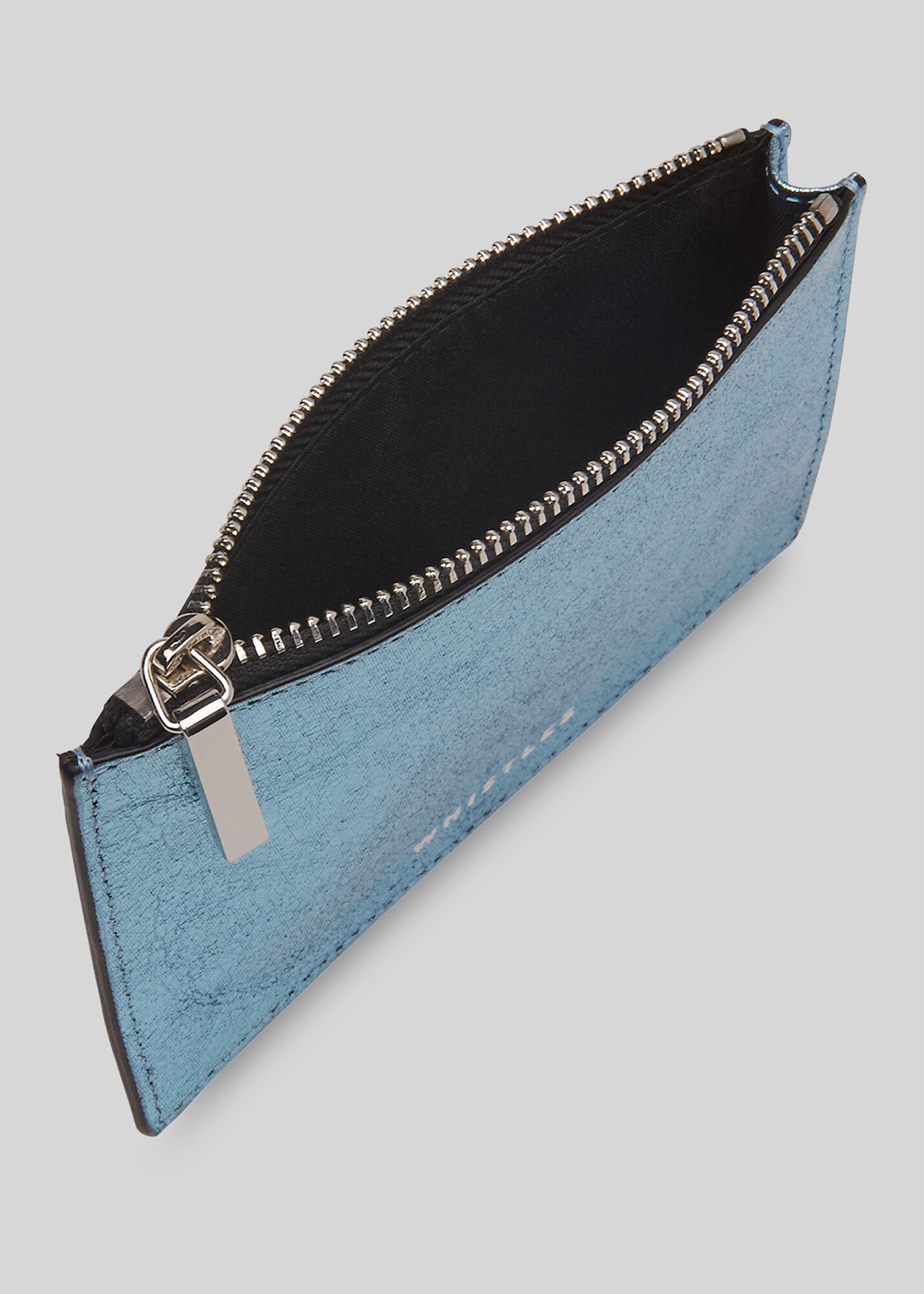 Blue Metallic Coin Purse