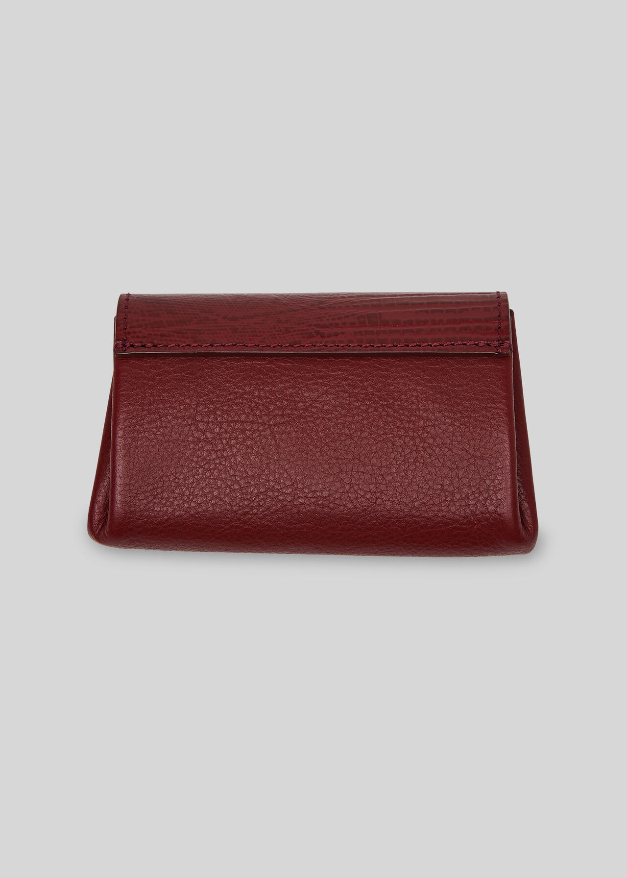 Emmy Lizard Coin Purse Burgundy