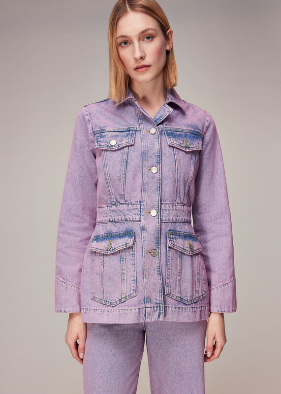 Women's Purple Denim Jackets