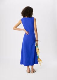V Neck Textured Dress