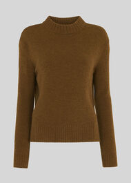Ribbed Neck Knit